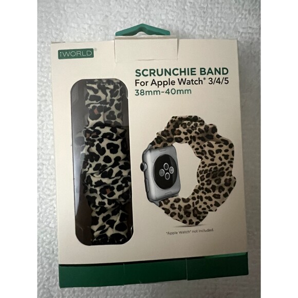 Apple Watch Bands 38mm-40mm For Apple Watch 3/4/5 Leopard Print (Only Band) - Picture 1 of 2